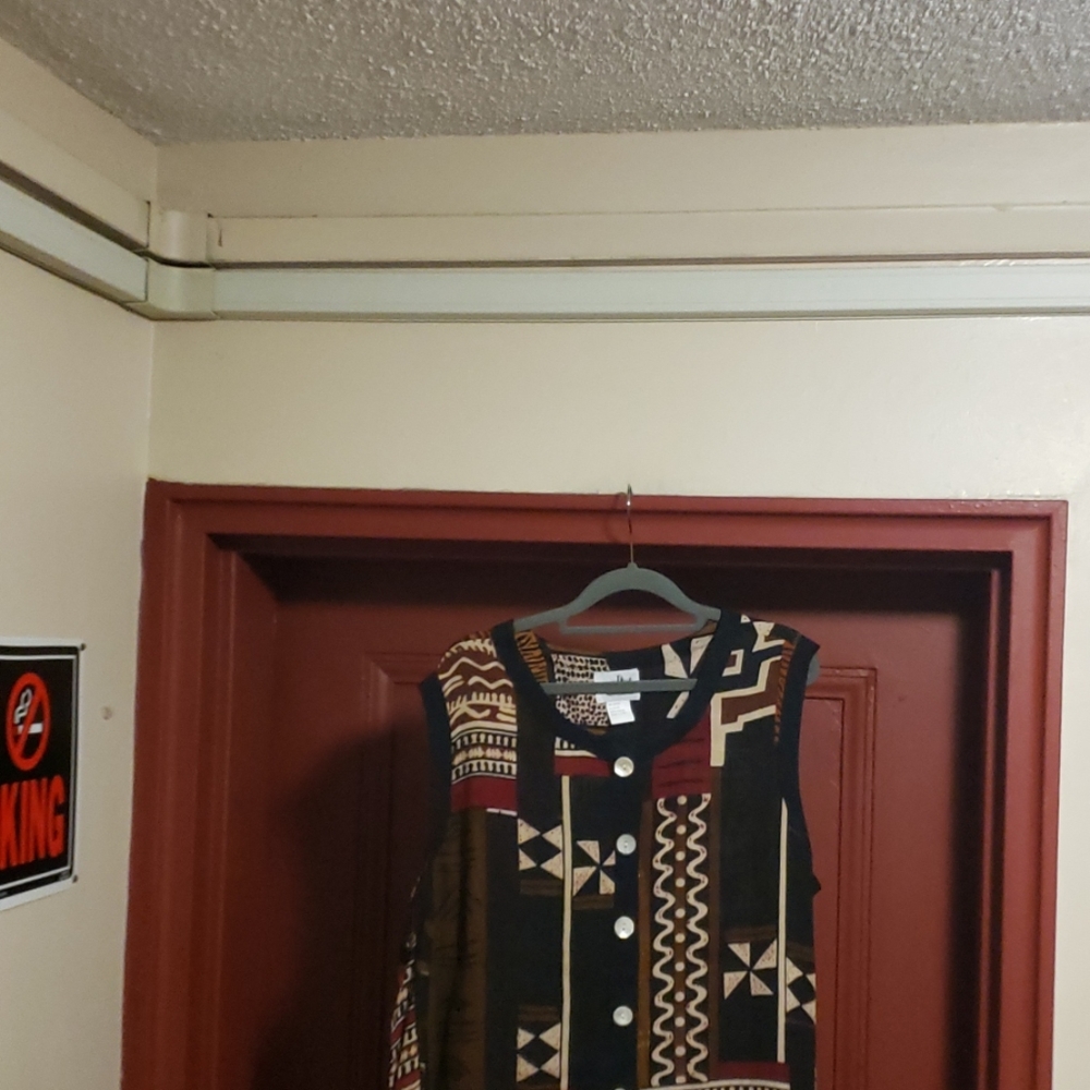 METROPOLITAN GEOMETRIC DRESS SIZE XL - Picture 3 of 7